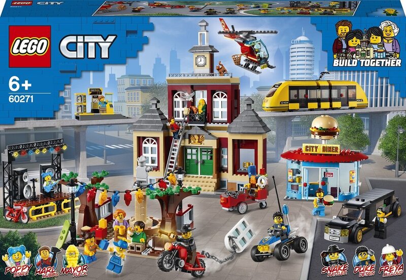 Analytical Realistic Rudely 60271 LEGO® City Pagrindinė aikštė kaina | pigu.lt