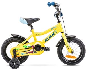 Велосипед детский Romet Tom 12 ", желтый цена и информация | Велосипеды | pigu.lt