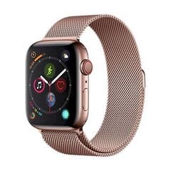 Devia elegantiška Milano juosta Apple Watch 38/40 mm rožiniam auksui kaina ir informacija | Išmaniųjų laikrodžių ir apyrankių priedai | pigu.lt