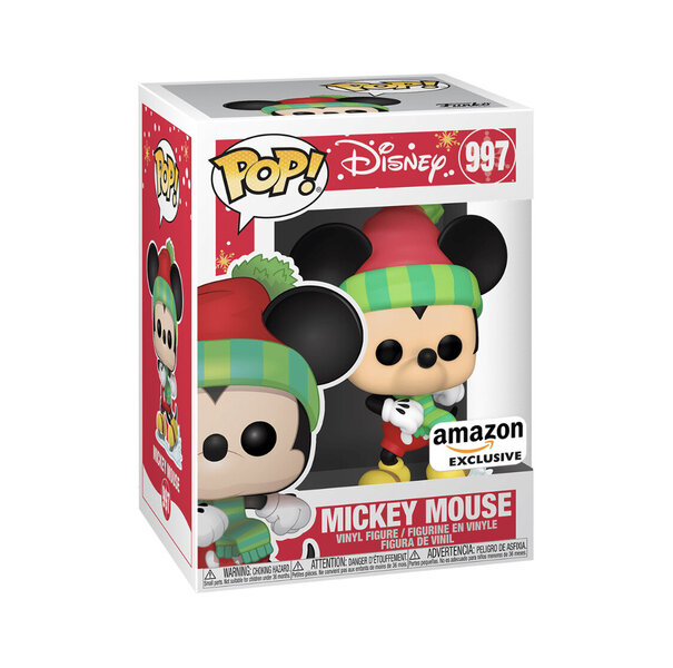 christmas mickey funko pop