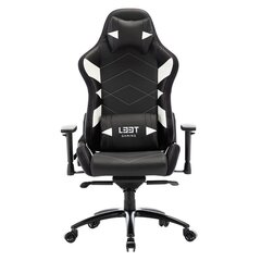 Игровое кресло L33T Gaming Elite V4, черное/белое цена и информация | Офисные кресла | pigu.lt