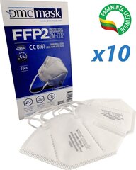 FFP2 Respiratoriai, 10 x 2 vnt kaina ir informacija | Galvos apsauga | pigu.lt