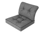 Pagalvių komplektas kėdei Emma Tech 60 cm, pilkas