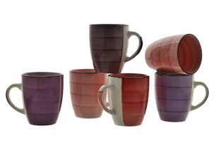 Keramikinių puodelių rinkinys Amethyst, 6 vnt kaina ir informacija | Taurės, puodeliai, ąsočiai | pigu.lt