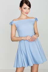 Suknelė moterims Lenitif 119996, mėlyna kaina ir informacija | Suknelės | pigu.lt