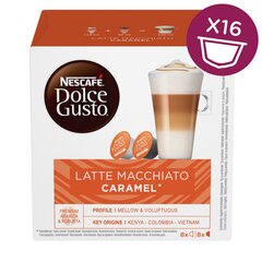 Kava Nescafe dolce gusto caramel latte macchiato, 16 vnt. kaina ir informacija | Kava Nescafe dolce gusto caramel latte macchiato, 16 vnt. | pigu.lt