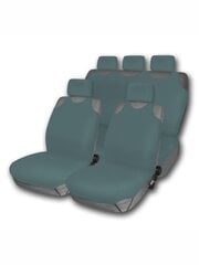 Vienspalvis sėdynių užvalkalų komplektas, pilkas kaina ir informacija | Sėdynių užvalkalai, priedai | pigu.lt