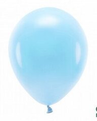 Eco balionai 30 cm 10 vnt, šviesiai mėlyni kaina ir informacija | Balionai | pigu.lt