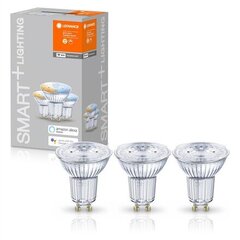 Išmanioji LED lemputė Ledvance Smart Spot GU10 5W 350lm, 3 vnt kaina ir informacija | Elektros lemputės | pigu.lt
