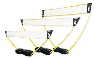 Tinklinio, teniso ir badmintono tinklo sistema „Hammer 3in1“ kaina ir informacija | Tinklinio tinklai | pigu.lt