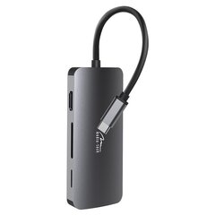 Adapteris Media-Tech MT5044, USB-C/USB-A/HDMI/RJ-45/micro SD kaina ir informacija | Adapteriai, USB šakotuvai | pigu.lt