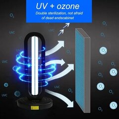 Antibakterinė ultravioletinė dezinfekcinė UV-C lempa ST-XD-01B su valdymo pulteliu kaina ir informacija | Apsauginės sienelės, dezinfekcinės stotelės | pigu.lt