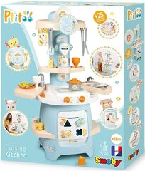 Детская кухня Smoby Ptitoo, светло-голубая цена и информация | Игрушки для малышей | pigu.lt