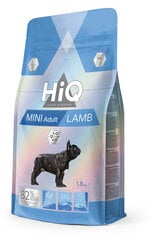 HiQ sausas maistas su ėriena suaugusiems mažų veislių šunims Mini Adult Lamb, 1.8 kg kaina ir informacija | Sausas maistas šunims | pigu.lt