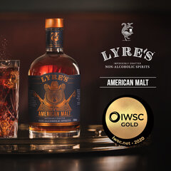 Nealkoholinis Lyre's viskio skonio gėrimas American Malt, 700 ml цена и информация | Безалкогольные напитки | pigu.lt