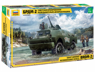 Klijuojamas modelis Zvezda 3638 BRDM-2 Russian Armored Car 1/35 kaina ir informacija | Klijuojami modeliai | pigu.lt