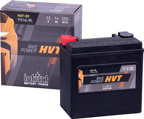 Аккумулятор для мотоциклов intAct Battery-Power HVT (YTX14L-BS) 12V 14AH (c20) 250A (EN) цена и информация | Мото аккумуляторы | pigu.lt