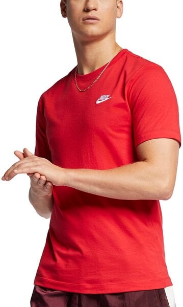 nike club tee red