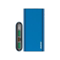 Išorinė baterija Dudao 10000 mAh 20W, 3.0 2xUSB / USB Type C, mėlynas (K14H blue) kaina ir informacija | Išorinė baterija Dudao 10000 mAh 20W, 3.0 2xUSB / USB Type C, mėlynas (K14H blue) | pigu.lt