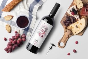 Органическое безалкогольное красное вино Vina'0 Merlot, 750 мл x 3 шт. цена и информация | Безалкогольные напитки | pigu.lt