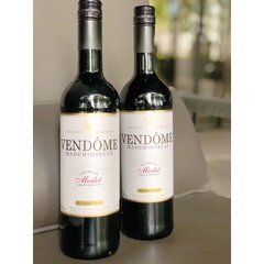 Органическое безалкогольное красное вино Vendome Merlot, 750 мл x 3 шт. цена и информация | Безалкогольные напитки | pigu.lt