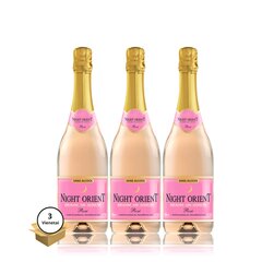 Nealkoholinis putojantis vynas Night Orient Rose, 750 ml x 3 vnt. kaina ir informacija | Nealkoholiniai gėrimai | pigu.lt