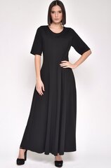 Maxi trikotažinė suknelė Paquito, juodos spalvos kaina ir informacija | Suknelės | pigu.lt