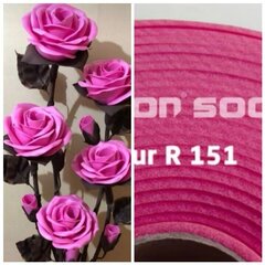 Juosta rankdarbių gamybai Izolonas / Isolon R151 2 mm, rožinė kaina ir informacija | Papuošalų gamybai, vėrimui | pigu.lt