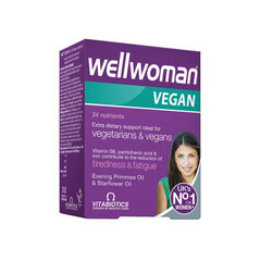 Maisto papildai vegetarėms ir veganėms Wellwoman Vegan, 60 tablečių kaina ir informacija | Vitaminai, maisto papildai, preparatai gerai savijautai | pigu.lt