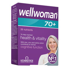 Maisto papildai vyresnio amžiaus moterims Wellwoman 70+, 30 tablečių kaina ir informacija | Vitaminai, maisto papildai, preparatai gerai savijautai | pigu.lt