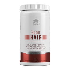 Maisto papildas Super Hair, 14 aktyvių medžiagų, 60 kapsulių kaina ir informacija | Vitaminai, maisto papildai, preparatai grožiui | pigu.lt