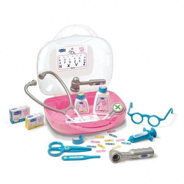 Vaikiškas slaugytojo lagaminas su priedais 13 vnt. Peppa Pig kaina ir informacija | Žaislai mergaitėms | pigu.lt