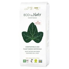 Higieniniai įklotai Eco by Naty Normal, 12 vnt. kaina ir informacija | Tamponai, higieniniai paketai, įklotai | pigu.lt