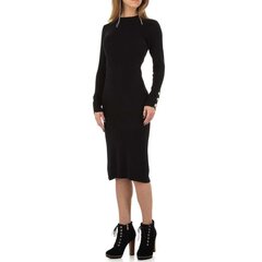 Suknelė moterims SW 61809132154, juoda kaina ir informacija | Suknelės | pigu.lt
