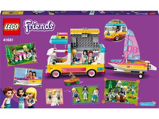 41681 LEGO® Friends Miško stovyklautojų furgonas ir burlaivis kaina ir informacija | Konstruktoriai ir kaladėlės | pigu.lt