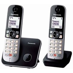Belaidis telefonas Panasonic Corp. KX-TG6852SPB DUO kaina ir informacija | Stacionarūs telefonai | pigu.lt