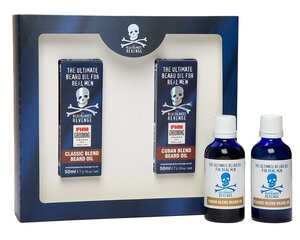 Barzdos aliejų rinkinys The Bluebeards Revenge Double Trouble Beard Kit kaina ir informacija | Skutimosi priemonės ir kosmetika | pigu.lt