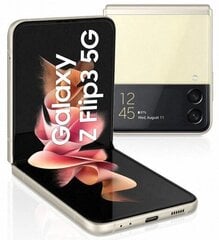 Samsung Galaxy Z Flip3 5G, 256 GB, Cream kaina ir informacija | Mobilieji telefonai | pigu.lt