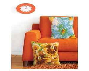 Siuvinėjimo kryželiu rinkinys - pagalvė Collection D'Art 40x40 cm kaina ir informacija | Siuvinėjimo priemonės | pigu.lt