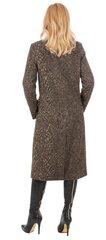 Rino&Pelle moteriškas žieminis paltas LAXON 907142864, tamsiai rudas kaina ir informacija | Paltai moterims | pigu.lt
