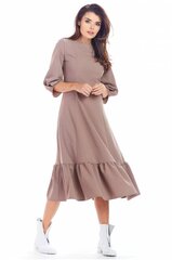 Moteriška suknelė, smėlio spalvos. 907151152. kaina ir informacija | Suknelės | pigu.lt