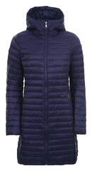 Moteriškas pūkinis paltas Luhta ISOJOKI, tamsiai mėlynas 907114115 kaina ir informacija | Paltai moterims | pigu.lt