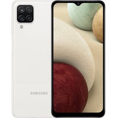 Samsung Galaxy A12, 64 GB, Dual SIM, White kaina ir informacija | Mobilieji telefonai | pigu.lt