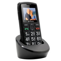 Senjorų telefonas Artfone C1+, Dual SIM, Black (LT, LV, EE, RU ) kaina ir informacija | Mobilieji telefonai | pigu.lt