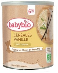 Ekologiška grūdų košė su vanile Babybio, nuo 6 mėn., 220 g цена и информация | Каши | pigu.lt