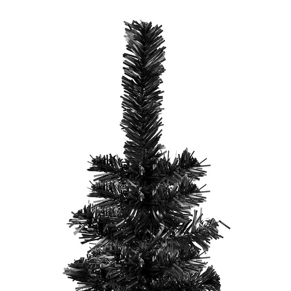 Siauria Kalėdų eglutė, juodos spalvos, 180cm kaina