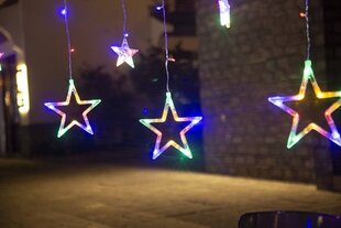 Kalėdinė girlianda LED užuolaida Kalėdinė žvaigždė kaina ir informacija | Girliandos | pigu.lt