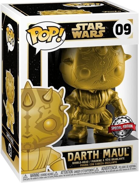 darth maul gold funko pop