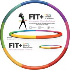 Gimnastikos lankas Fit+ Happy™ fitness hoelahoep kaina ir informacija | Gimnastikos lankai ir lazdos | pigu.lt