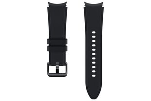 Ridge Sport Band for Samsung Galaxy Watch4, 20mm, M/L, Juoda kaina ir informacija | Išmaniųjų laikrodžių ir apyrankių priedai | pigu.lt